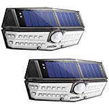 LITOM 30 LED Solar Lights Outdoor, Enhanced IP67 Waterproof Wireless Solar Motion Sensor Lights(White Light), 270°Wide Angle, Easy-to-Install Security Lights for Front Door, Yard, Garage, Deck-2 Pack For Sale