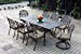 Darlee Elisabeth Cast Aluminum 9 Piece Dining Set with Seat Cushions, 44