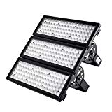 Viugreum 300W LED Flood Lights Outdoor, 30000 Lumen, Warm White (2800-3200K) 60° Beam Angle LED Spot Light, IP67 Waterproof Security Light, Stadium Lights Work Light Long Distance Lighting