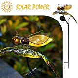 Bee on the Leaf-HAPJOY Garden Solar Lights Outdoor,Metal Solar Pathway LED Decorative Stakes Yard Decor Waterproof for Patio Lawn Walkway Review Bee on the Leaf-HAPJOY Garden Solar Lights Outdoor,Metal Solar Pathway LED Decorative Stakes Yard Decor Waterproof for Patio Lawn Walkway Review
