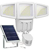 Solar Lights Outdoor, Lovin Product Ultra Bright 182 LED 1000 Lumens Motion Sensor Lights; Wide Angle Illumination/ 3 Control Dials Mode, Security Solar Wall Lights for Driveway, Deck – White Review