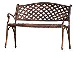 Best Selling Cozumel Cast Aluminum Bench, Antique Copper Finish Review Best Selling Cozumel Cast Aluminum Bench, Antique Copper Finish Review
