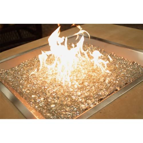Cheap Stainless Steel Crystal Fire Burner Square