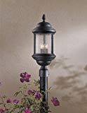 Cheap Minka Lavery Outdoor Post Lights 9016-66, Hancock Cast Aluminum Exterior Lighting Fixture, 180 Watts, Black