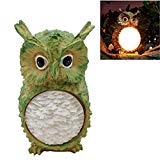 Luwint Solar Powered Owl Outdoor LED Garden Light – Wireless Waterproof Polyresin Statues Night Light for Yard Home Decor For Sale
