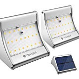 Motion Sensor Solar Lights Outdoor – 450 Lumens 24 LED Waterproof Wireless Solar Powered Security Light – Super Brightness Easy Install for Garden Patio Pathway Yard Garage Landscape – 2 Pack For Sale
