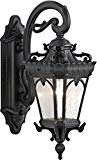 Kichler 9356BKT Tournai Outdoor Wall 1-Light, Textured Black For Sale
