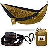 Traveler Fantasy Single/Double Camping Hammock, Durable Nylon Parachute Portable Ultraweight Hammock, Backpacking, Beach, Yard, Swing, Super Strong Straps & Carabiner (Elegant Brown w/Charcoal) Review Traveler Fantasy Single/Double Camping Hammock, Durable Nylon Parachute Portable Ultraweight Hammock, Backpacking, Beach, Yard, Swing, Super Strong Straps & Carabiner (Elegant Brown w/Charcoal) Review