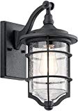 Cheap Kichler 49126DBK Royal Marine 13.25″ Outdoor Wall Sconce in Distressed Black