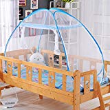DATONG Pop-Up Mosquito Net Tent for Beds Anti Mosquito Bites Folding Design with net Bottom for Babys Student Trip (66.14×34.64×35.4 inches)