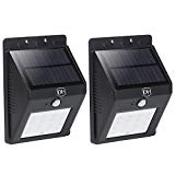 SHDH Solar Powered 16 LED Outdoor Security Wall Lights with Motion Sensor, Super Bright, Weather-Proof, Easy Installation, No Wire Needed, Suitable for Backyard, Deck, Patio and Garage, 2-Pack Review