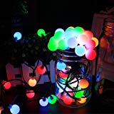 Solar Outdoor String Lights,WONFAST Waterproof 23ft/7M 50 LED Bulb White Ball Solar Globe Fairy Christmas Lights for Wedding Holiday Party Patios Lawn Garden Decoration (Multicolor) For Sale Solar Outdoor String Lights,WONFAST Waterproof 23ft/7M 50 LED Bulb White Ball Solar Globe Fairy Christmas Lights for Wedding Holiday Party Patios Lawn Garden Decoration (Multicolor) For Sale