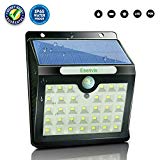 Cheap Esenvis Solar Lights Outdoor, Solar Motion Sensor Lights 33 LED Wireless Solar Powered Waterproof Security Wall Lights for Patio, Deck, Yard, Garden, Step, Driveway