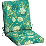 Mainstays Outdoor Patio Dining Chair Cushion (Snowball Floral) Mainstays Outdoor Patio Dining Chair Cushion (Snowball Floral)