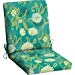 Mainstays Outdoor Patio Dining Chair Cushion (Snowball Floral)