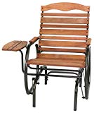 Jack Post CG-21Z Country Garden Glider Chair with Tray, Bronze For Sale
