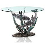 Cheap SPI Home Dolphin Duet Coffee Table