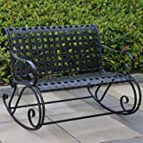 International Caravan Iron Scroll Double Rocker – Antique Black – 3474-ep Review International Caravan Iron Scroll Double Rocker – Antique Black – 3474-ep Review