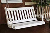 Cheap Outdoor POLY 4 Foot Traditional English Swing – Bright White Cheap Outdoor POLY 4 Foot Traditional English Swing – Bright White