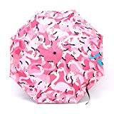 Cheap Farway Fold AnUV Rain Umbrella Flamingo Sunshade Parasol 3 Folds Rain Umbrella UV-Protection Sunscreen Windproof