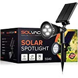 SOLVAO Solar Spotlight (Upgraded) – Ultra Bright, Waterproof, Outdoor LED Spot Light with Auto On/Off Function – Best Sun Powered, Rechargeable Uplight for Lighting Flag Pole, Landscape, Yard & Garden For Sale SOLVAO Solar Spotlight (Upgraded) – Ultra Bright, Waterproof, Outdoor LED Spot Light with Auto On/Off Function – Best Sun Powered, Rechargeable Uplight for Lighting Flag Pole, Landscape, Yard & Garden For Sale
