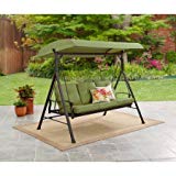 Mainstays furniture NEW Belden Park 3-Person Hammock Swing (Green) For Sale Mainstays furniture NEW Belden Park 3-Person Hammock Swing (Green) For Sale
