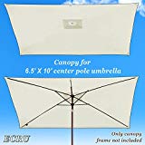 Strong Camel Replacement Umbrella Canopy for 10ft x 6.5 ft 6 ribs (Canopy Only) (Ecru) Review