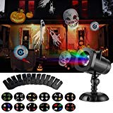 Christmas Lights Projector ,SHUOWEI 12pcs Color Slide Show Projection Home Decor Light for Christmas Halloween Party Birthday Holiday Celebrations