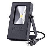 LOFTEK Nova Mini 10W LED Outdoor Light, Plug in Daylight White 5000K Spotlight, IP65 Waterproof Outdoor Security Spotlight, Black For Sale