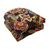 Pillow Perfect Indoor/Outdoor Annie Wicker Seat Cushion, Chocolate, Set of 2 Review Pillow Perfect Indoor/Outdoor Annie Wicker Seat Cushion, Chocolate, Set of 2 Review