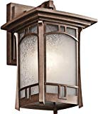 Kichler 49450AGZ Soria Outdoor Wall 1-Light, Aged Bronze