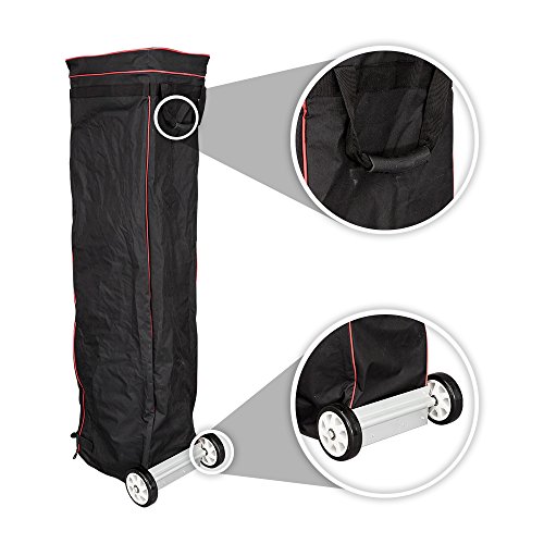 Vispronet – Universal 10×15 Canopy Bag with Wheels – Easy Pop Up Bag, Heavy Duty Wheels, Interior Storage Pockets and Straps – Design Allows for Easy Packing and Unpacking, Easy Transportation Review