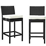 Cheap Modway LexMod Lift Patio Chair Bar Stools, Set of 2