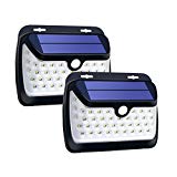 Solar Lights Outdoor, 42 LED Solar Lighting with IP65 Waterproof Wireless Solar Motion Sensor Lights to Auto On/Off for Wall Front Door Deck Step Wall Yard Fence Patio Garden Driveway (42 LED +2) Solar Lights Outdoor, 42 LED Solar Lighting with IP65 Waterproof Wireless Solar Motion Sensor Lights to Auto On/Off for Wall Front Door Deck Step Wall Yard Fence Patio Garden Driveway (42 LED +2)