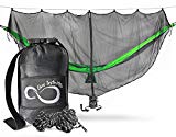 Cheap Extreme Protection Lightweight Hammock Mosquito Bug Net– 11’ Long by 5’ – Perfect Netting To Keep Out No See Ums, Mosquitos & All Bugs –Universal For All Nylon Camping Hammocks- X-L Attached Pouch