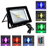 Redtag Lighting® 20W Waterproof Outdoor Security LED Flood Light Spotlight High Powered RGB Color Change(16 Different Color Tones) with Plug and Remote Control AC85V-265V, with 1 meter power plug For Sale Redtag Lighting® 20W Waterproof Outdoor Security LED Flood Light Spotlight High Powered RGB Color Change(16 Different Color Tones) with Plug and Remote Control AC85V-265V, with 1 meter power plug For Sale