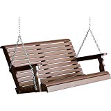 Cheap LuxCraft Rollback 4ft Recycled Plastic Porch Swing