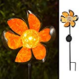 COEUS Garden Solar Outdoor Decorative Lights Stakes Pathway,Metal Flower Waterproof LED Solar Decor Lights for Walkway Patio Lawn For Sale