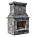 Necessories Colonial Outdoor Fireplace in Bluestone