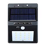 Cheap VicTec Solar Lights, Garden IP65 Waterproof Wireless Security Bright Motion Sensor Light for Outdoor Wall Yard Deck Auto On / Off (16 LED, 320Lumen)