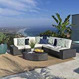 Christopher Knight Home 215521 Santa Cruz Patio Set, Grey Christopher Knight Home 215521 Santa Cruz Patio Set, Grey