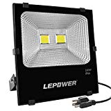 Cheap 100W New Craft LED Flood Lights, Super Bright Work Lights, 500W Halogen Bulb Equivalent, IP66 Waterproof, 8000Lm, 6500K, Outdoor Floodlight for Garage, Garden, Lawn and Yard ( White Light)