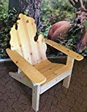 Picwood USA All Natural Traditional Michigan Adirondack Chair with Maximum Smoothness