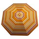 Astella 6 ft. Stripe Beach Umbrella Polyester with UV Coating