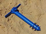 ABP Digital Beach Umbrella Sand Anchor ~ Fishing Pole Holder ~ Tents ~ Canopies ~ Flags ~ Pet Leash Holder (Blue) ABP Digital Beach Umbrella Sand Anchor ~ Fishing Pole Holder ~ Tents ~ Canopies ~ Flags ~ Pet Leash Holder (Blue)