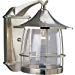 Progress Lighting P5764-09 1-Light Wall Lantern with Wire Frames and Clear Seeded Glass, Brushed Nickel