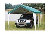 King Canopy Fitted Replacement Cover with Leg Skirt in Green and White 764795 For Sale