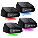 Solar Fence Post Lights OTHWAY Outdoor Waterproof Colorful Decorative Wall Lights Easy Installation Dark Sensing