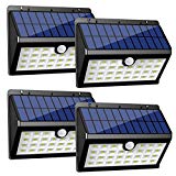 InnoGear Solar Lights Outdoor, 30 LED Motion Sensor Security Night Light with Auto on and Off for Front Door Back Yard Driveway Garden Patio Garage, Pack of 4 For Sale