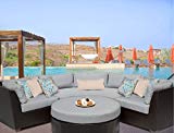 TK Classics BARBADOS-04a-GREY Barbados 4 Piece Outdoor Wicker Patio Furniture Set, Grey For Sale TK Classics BARBADOS-04a-GREY Barbados 4 Piece Outdoor Wicker Patio Furniture Set, Grey For Sale